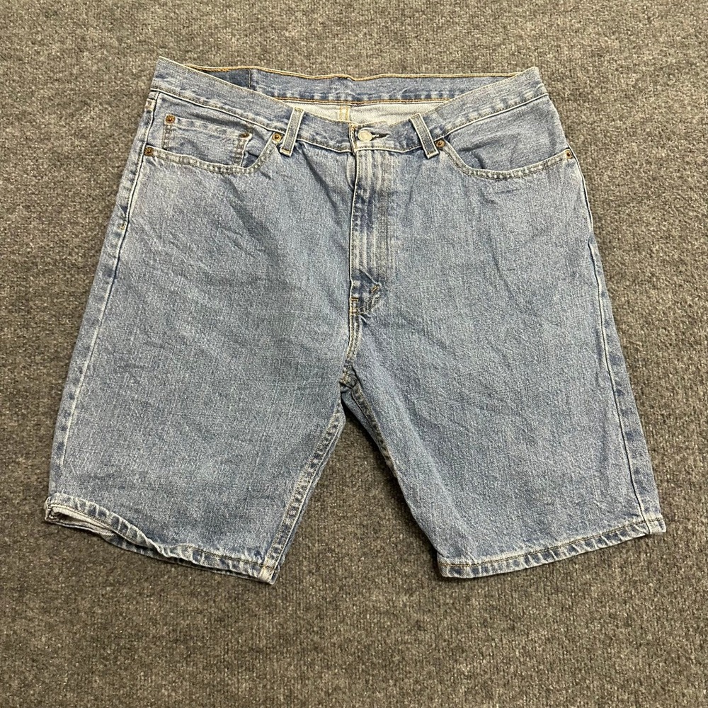 Levi's 505 Jeans Mens Size 36 Blue Regular Fit Straight Leg Medium Wash Denim